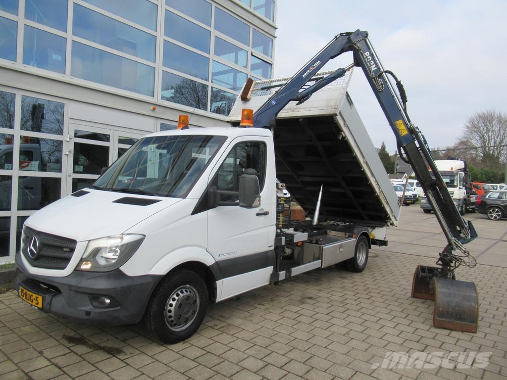 Mercedes-Benz Sprinter 519 CDI 3.0 6-Cil. 140KW Kipper + Kraan A Wywrotki
