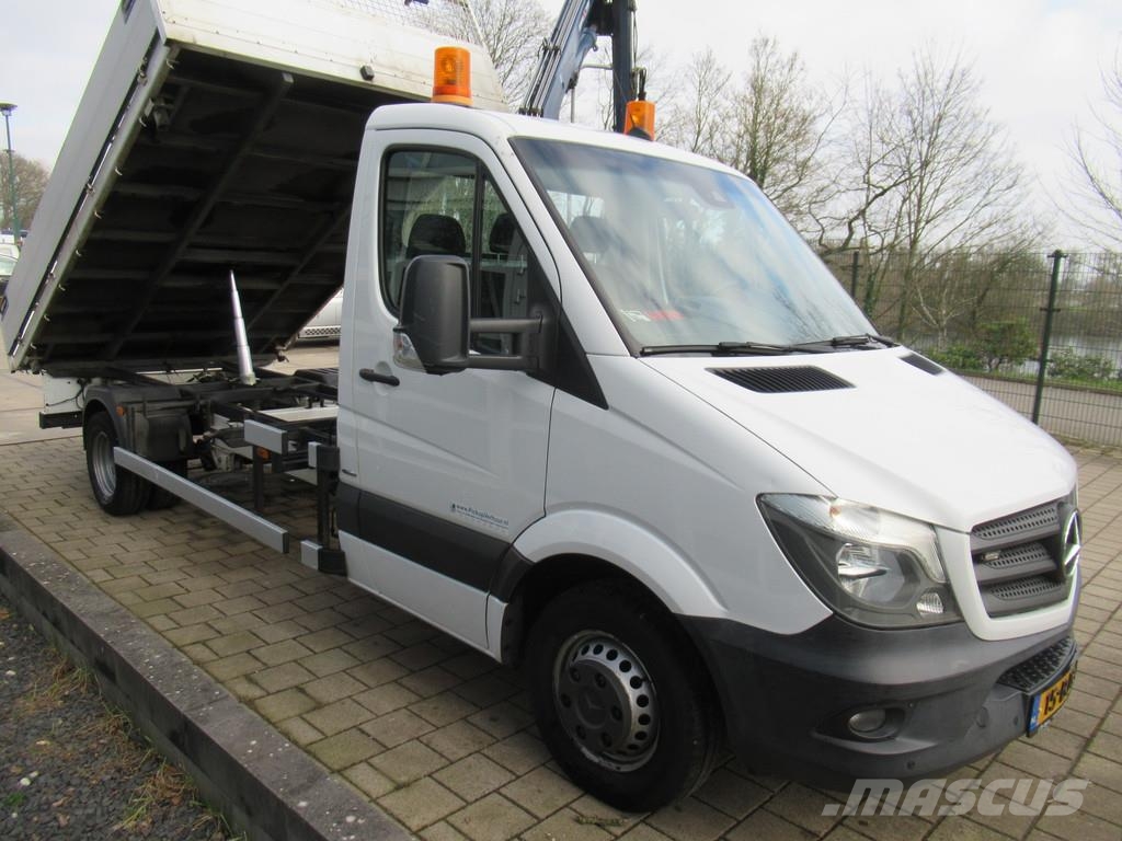 Mercedes-Benz Sprinter 519 CDI 3.0 6-Cil. 140KW Kipper + Kraan A Wywrotki