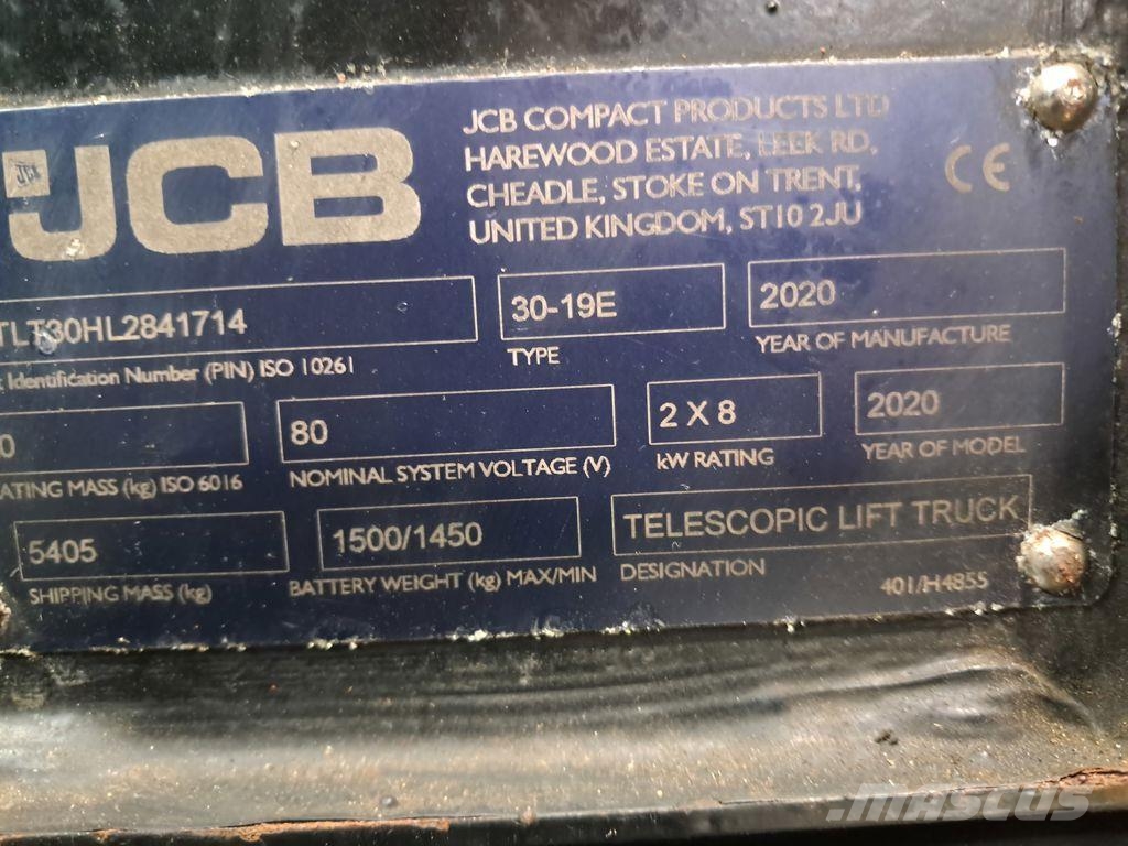 JCB TLT30-19E Teleskopski viličarji