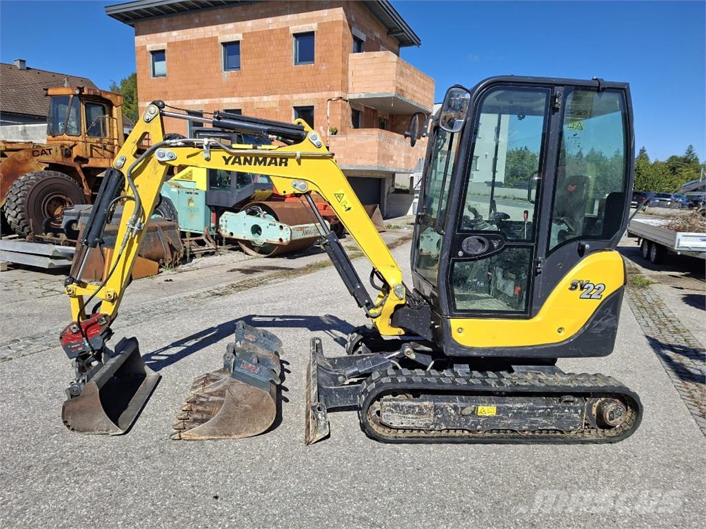 Yanmar SV22 Mini ekskavatörler, 7 tona dek