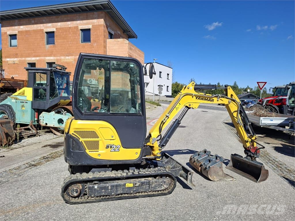 Yanmar SV22 Mini ekskavatörler, 7 tona dek