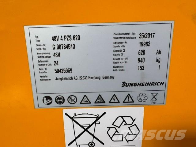 Jungheinrich ETV 214 Ретрак/ Високоповдигач с изместване на вилката напред