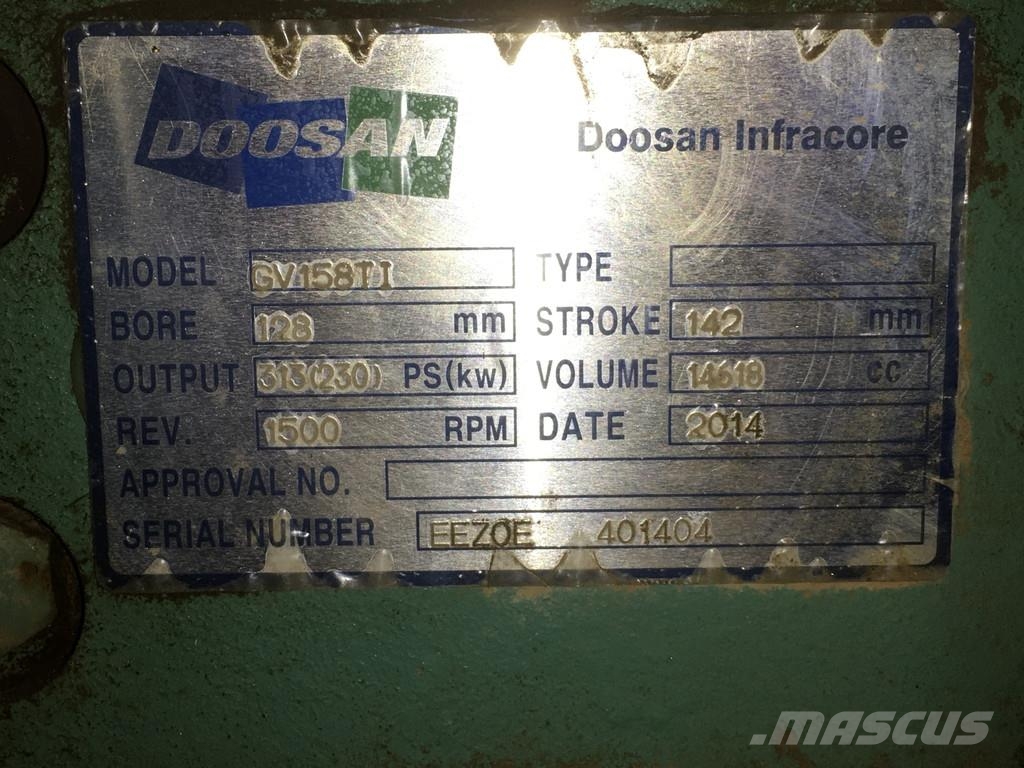 Doosan GV158TI USED Motores
