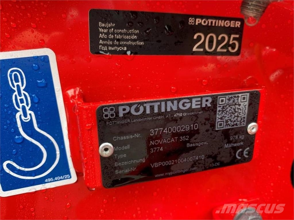 Pöttinger NOVACAT 352 Mower-conditioners