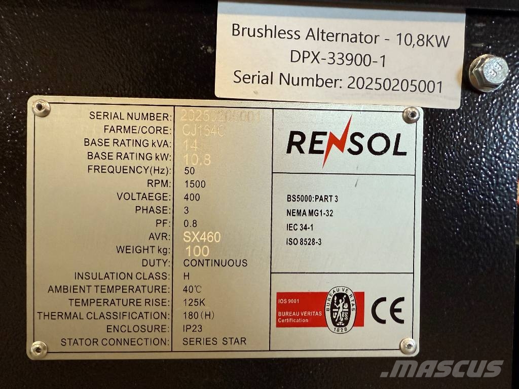 DPX CJ164C - 13,5 kVA Alternator - DPX-33900 Citi ģeneratori