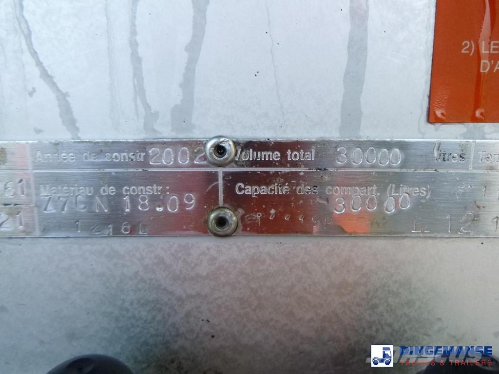 Magyar Bitumen tank inox 30 m3 / 1 comp + pump Autocisternas