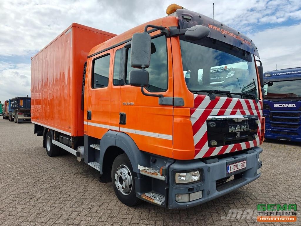 MAN TGL 10.180 4x2 Double Cab Euro5 - 4.3m AluBox - Fu Camiones con caja de remolque