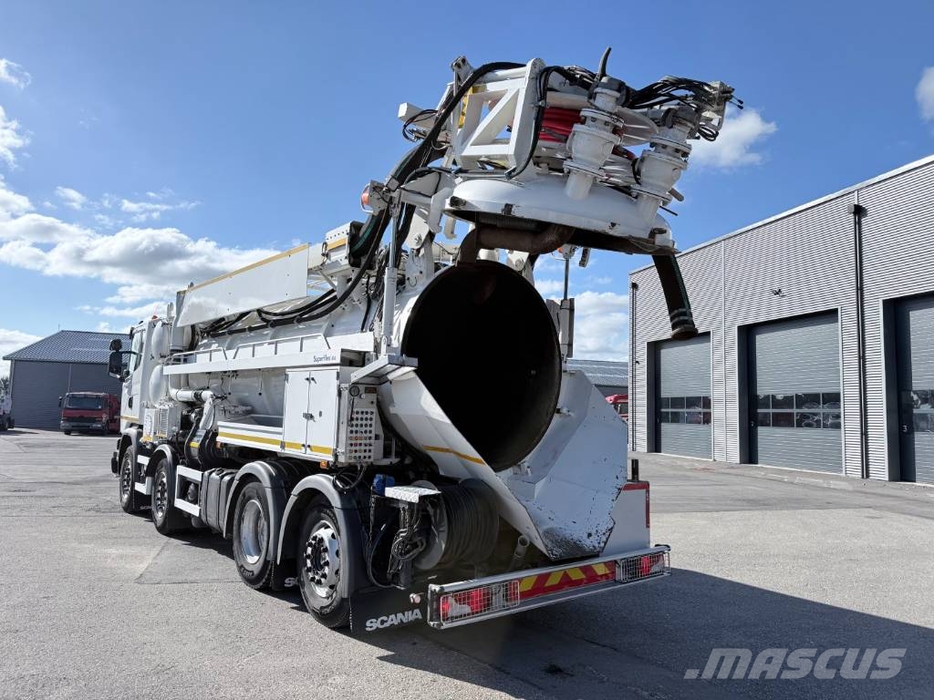 Scania G450 8x2*6 Hvidtved Larsen SuperFlex 414 6" JHL Camiones aspiradores/combi