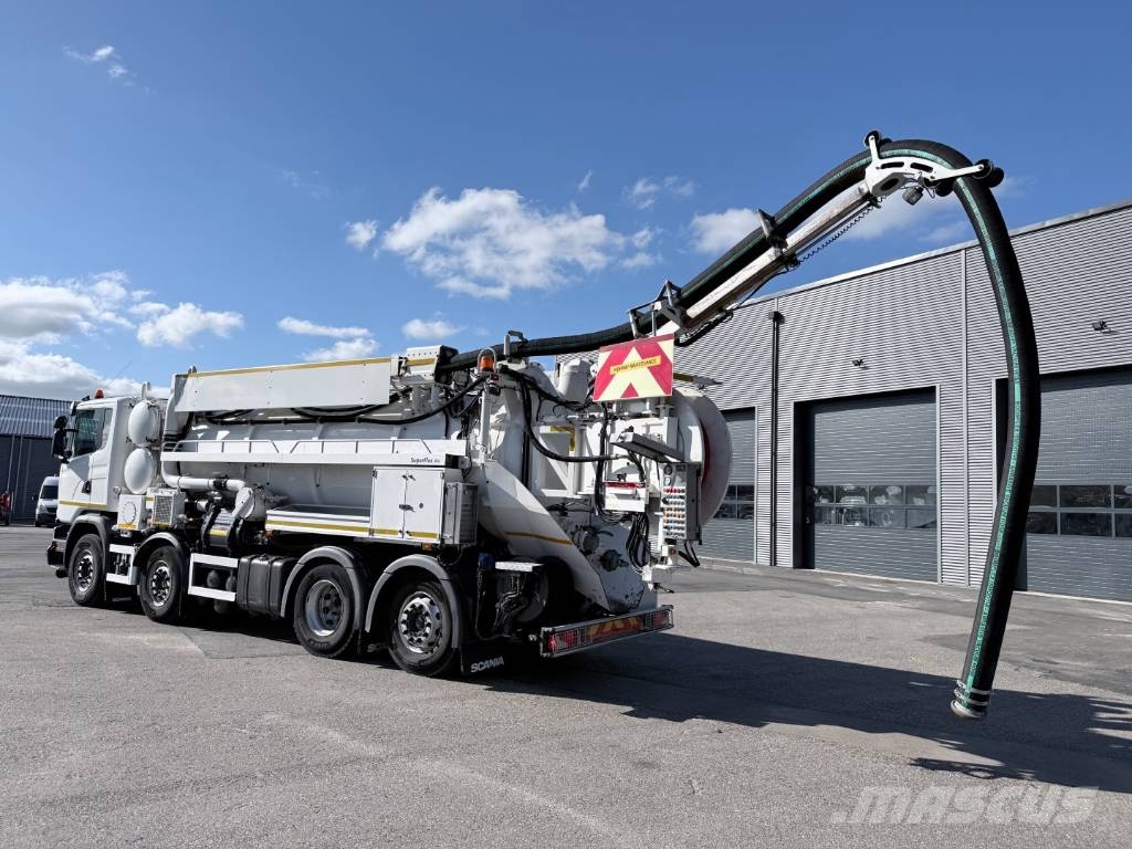 Scania G450 8x2*6 Hvidtved Larsen SuperFlex 414 6" JHL Camiones aspiradores/combi
