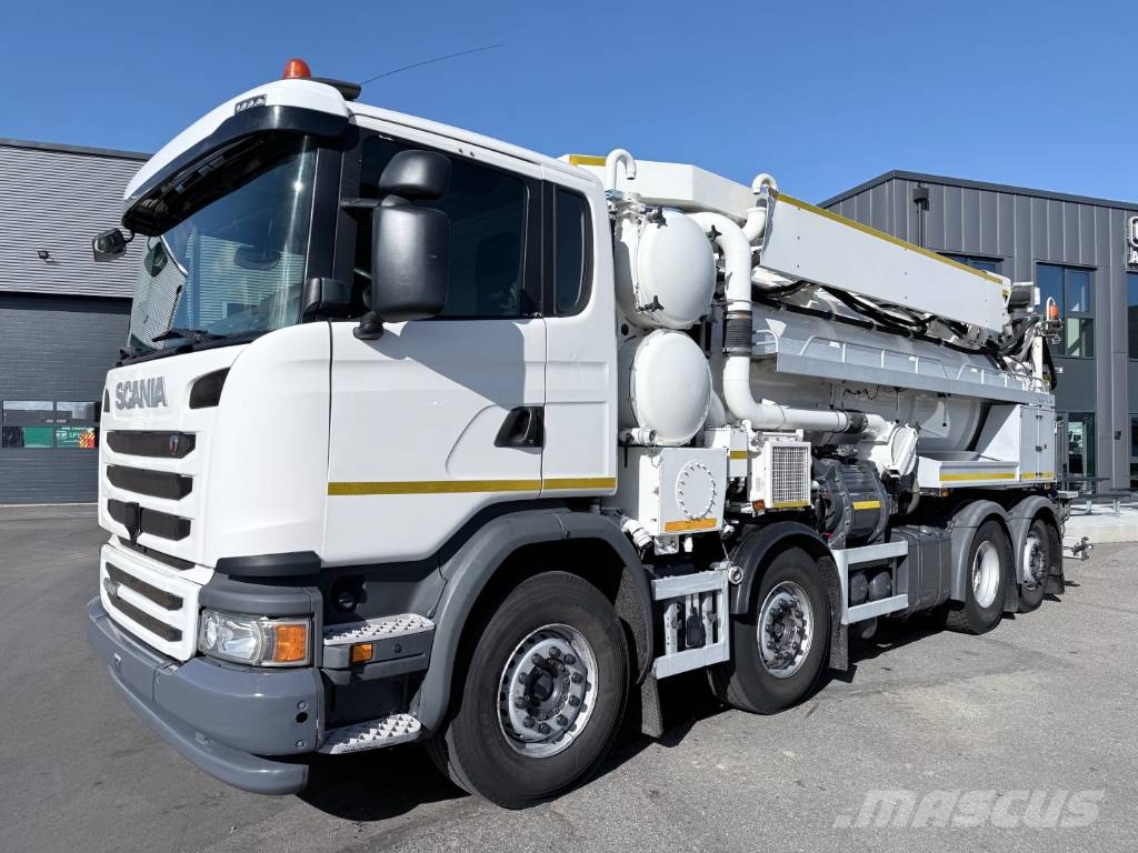 Scania G450 8x2*6 Hvidtved Larsen SuperFlex 414 6" JHL Camiones aspiradores/combi