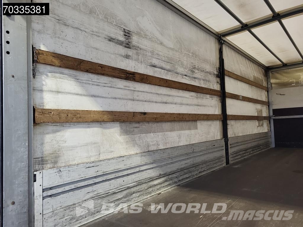 MAN TGL 12.250 4X2 12tonner 6-cylinder 1500kg ladebord Caminhões com cortinas laterais