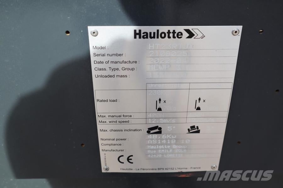 Haulotte HT23RTJ O Valid Inspection, *Guarantee! Diesel, 4x Teleskop bomliftar
