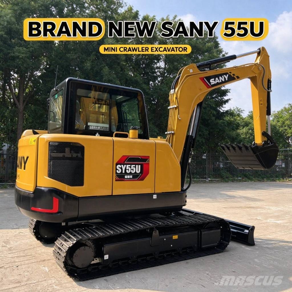Sany SY 55 U Vikšriniai ekskavatoriai