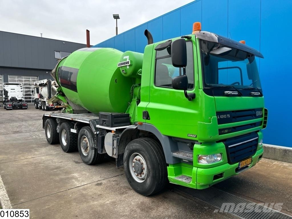 Ginaf X 4243 TS 8x4, EURO 5, 12m3, Hydraulic suspension Camiones hormigonera