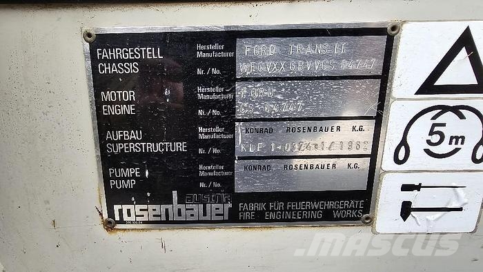 Ford Transit Feuerwehrauto Anders