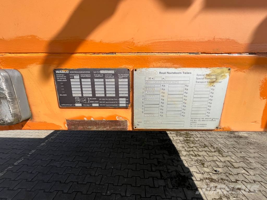 Nooteboom MCO-58-04V نصف مقطورة مسطحة منخفضة