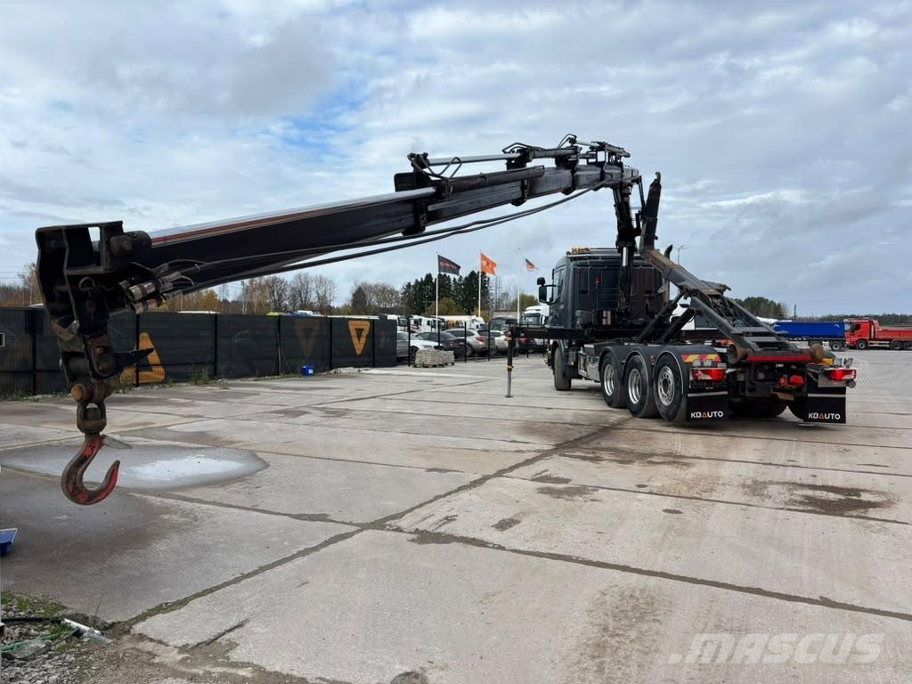 Scania R 500 8x4*4 HIAB 166E-5 / HOOK LIFT L=5200 mm Smagās mašīnas ar celtni