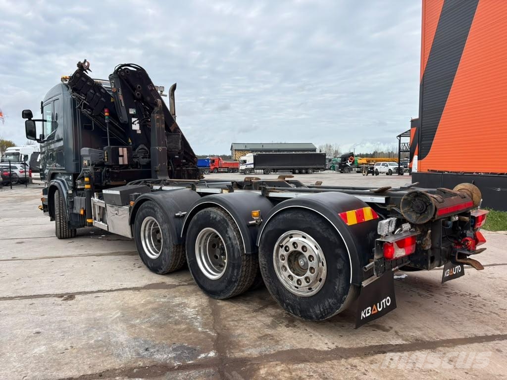 Scania R 500 8x4*4 HIAB 166E-5 / HOOK LIFT L=5200 mm Smagās mašīnas ar celtni