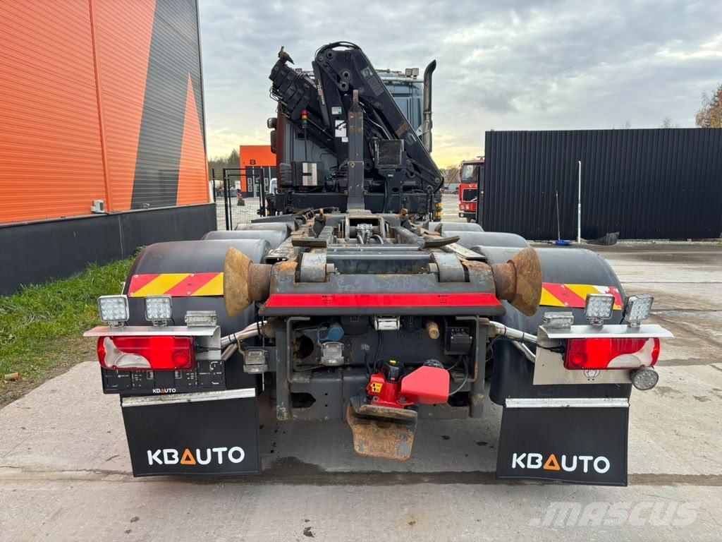 Scania R 500 8x4*4 HIAB 166E-5 / HOOK LIFT L=5200 mm Smagās mašīnas ar celtni