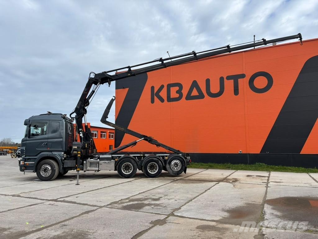 Scania R 500 8x4*4 HIAB 166E-5 / HOOK LIFT L=5200 mm Smagās mašīnas ar celtni