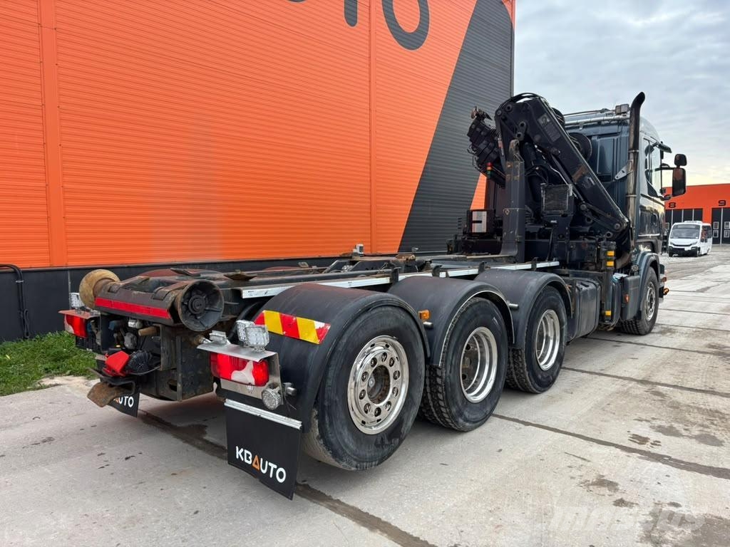 Scania R 500 8x4*4 HIAB 166E-5 / HOOK LIFT L=5200 mm Smagās mašīnas ar celtni
