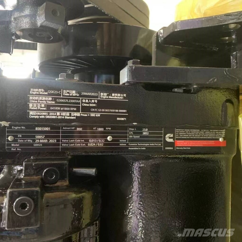 Cummins QSK23 6 cylinder engine for construction vehicles Engines