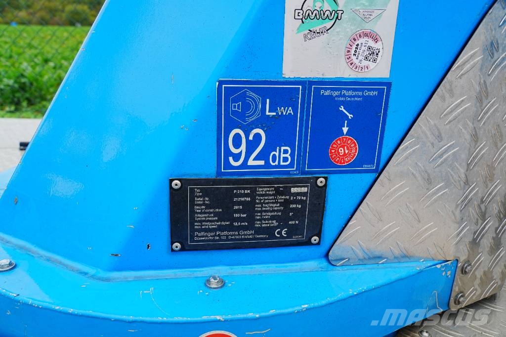 Palfinger P 210 BK | 2015 车载式高空作业车