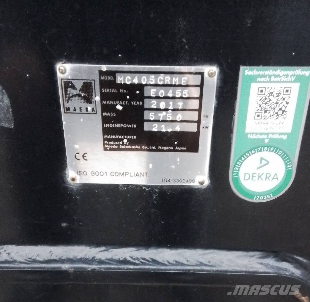 Maeda MC 405CRME-2 / 405-C2 / MC405 رافعات صغيرة