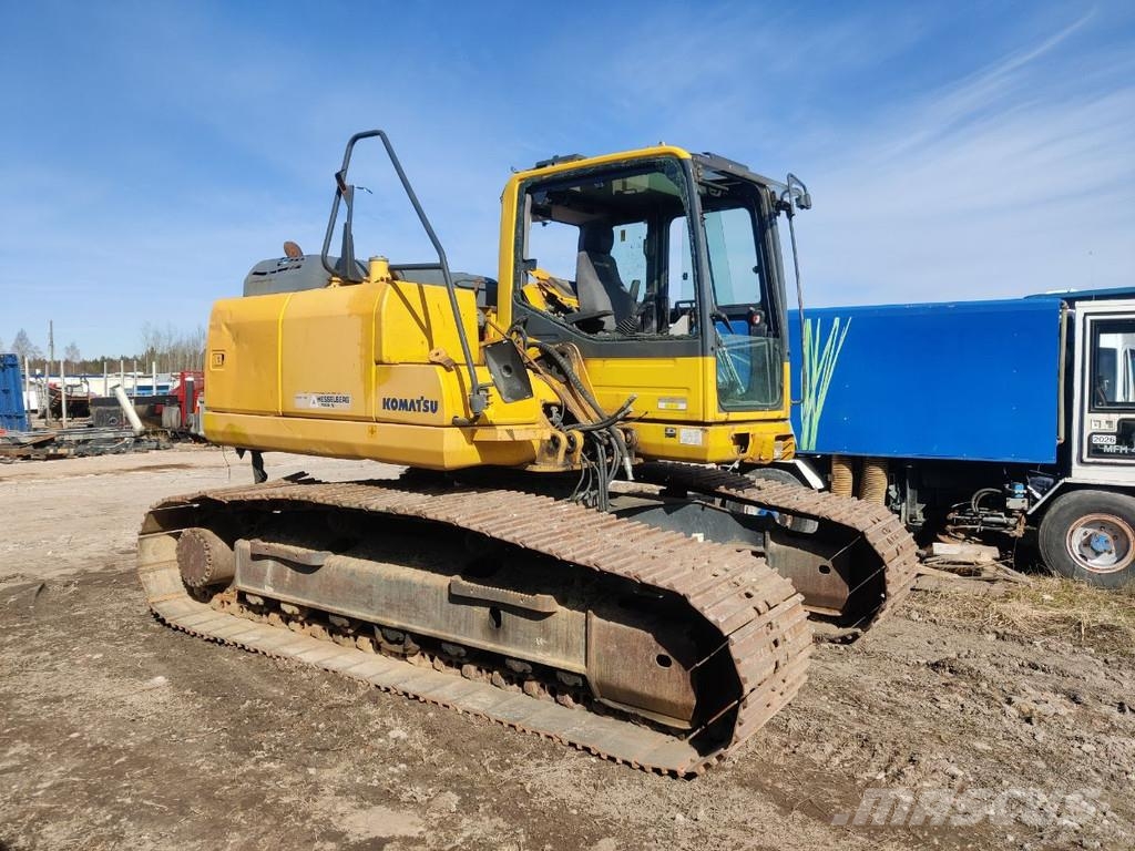 Komatsu PC190LC-8 FOR PARTS + DAMAGED ROTOTILT RT60B Transport Sonstige