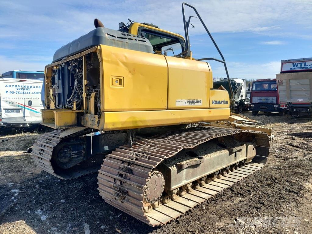 Komatsu PC190LC-8 FOR PARTS + DAMAGED ROTOTILT RT60B Transport Sonstige