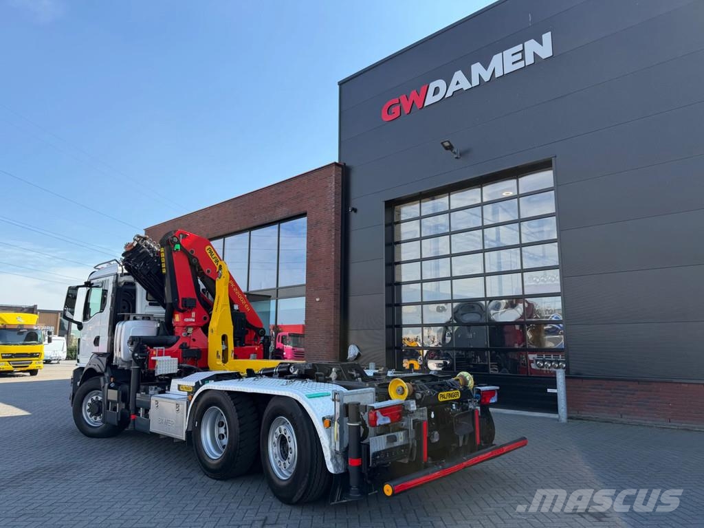 MAN TGS 26.510 6x4-4 Abroller/PK22002 Seilwinde Камиони с кран с кука