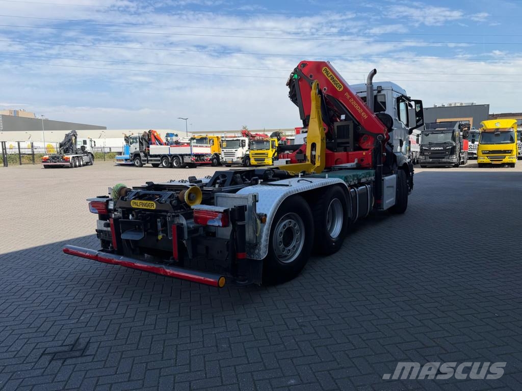 MAN TGS 26.510 6x4-4 Abroller/PK22002 Seilwinde Камиони с кран с кука