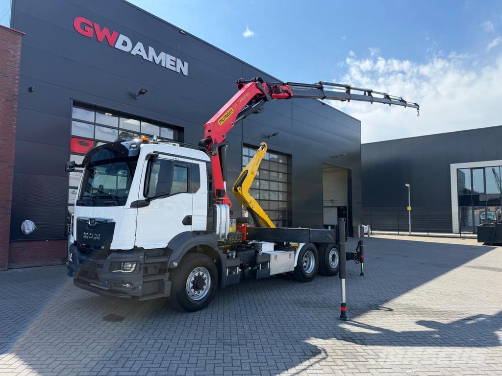 MAN TGS 26.510 6x4-4 Abroller/PK22002 Seilwinde Камиони с кран с кука