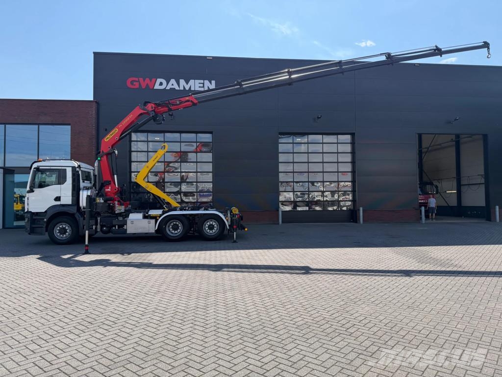 MAN TGS 26.510 6x4-4 Abroller/PK22002 Seilwinde Камиони с кран с кука