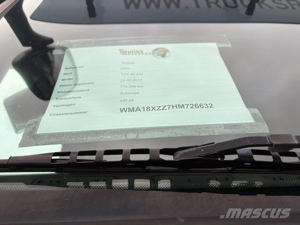 MAN TGX 26.440 + FASSI F 455 A---6X EXT. + REMOTE + 6X Gru per tutti i terreni