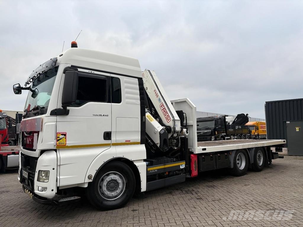 MAN TGX 26.440 + FASSI F 455 A---6X EXT. + REMOTE + 6X Gru per tutti i terreni