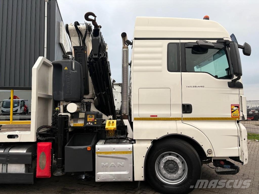 MAN TGX 26.440 + FASSI F 455 A---6X EXT. + REMOTE + 6X Gru per tutti i terreni