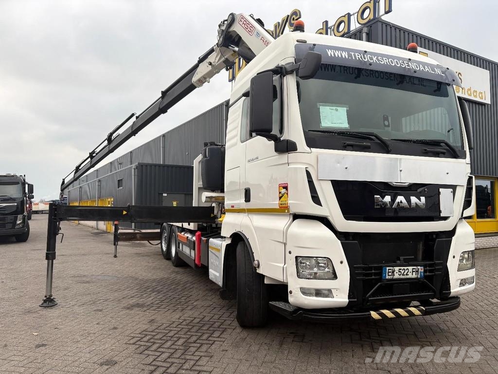 MAN TGX 26.440 + FASSI F 455 A---6X EXT. + REMOTE + 6X Gru per tutti i terreni
