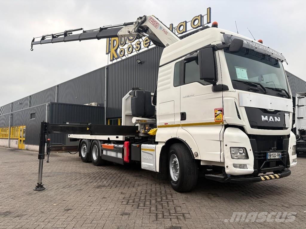 MAN TGX 26.440 + FASSI F 455 A---6X EXT. + REMOTE + 6X Gru per tutti i terreni