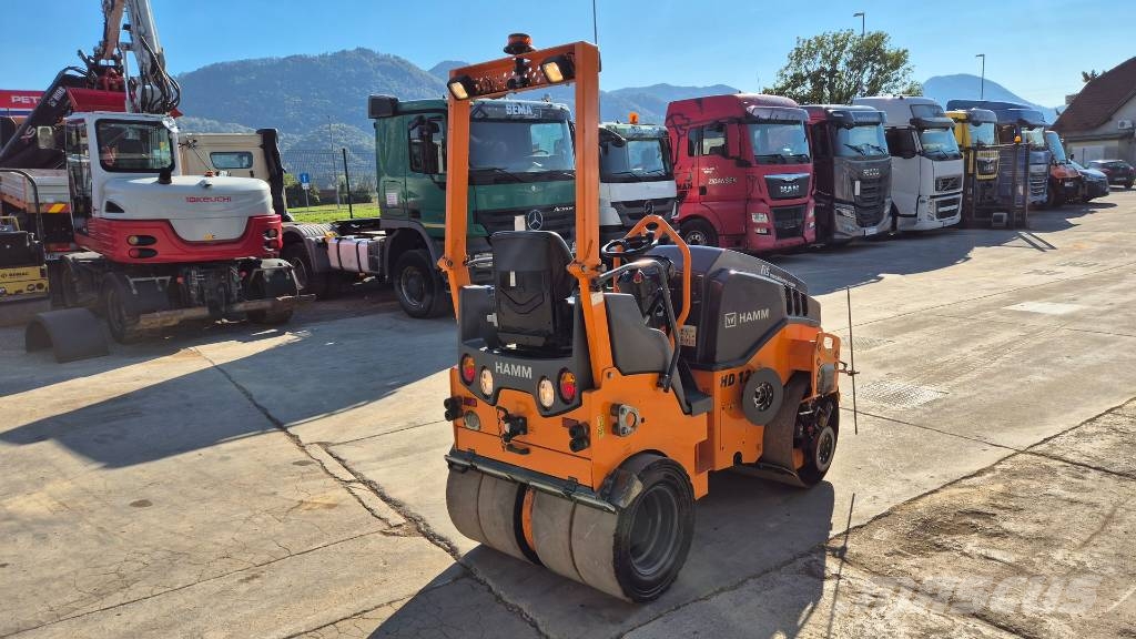 Hamm HD 12i VT - 2020 YEAR - 2490 HOURS - ASPHALT CUT Tvåvalsvältar