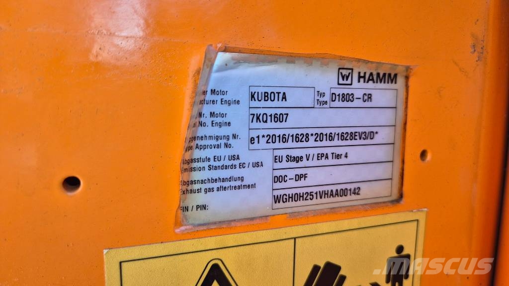 Hamm HD 12i VT - 2020 YEAR - 2490 HOURS - ASPHALT CUT Tvåvalsvältar