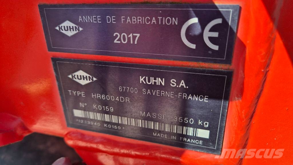 Kuhn HR 6004 DR tasojyrsin Rotačné brány a pôdne frézy