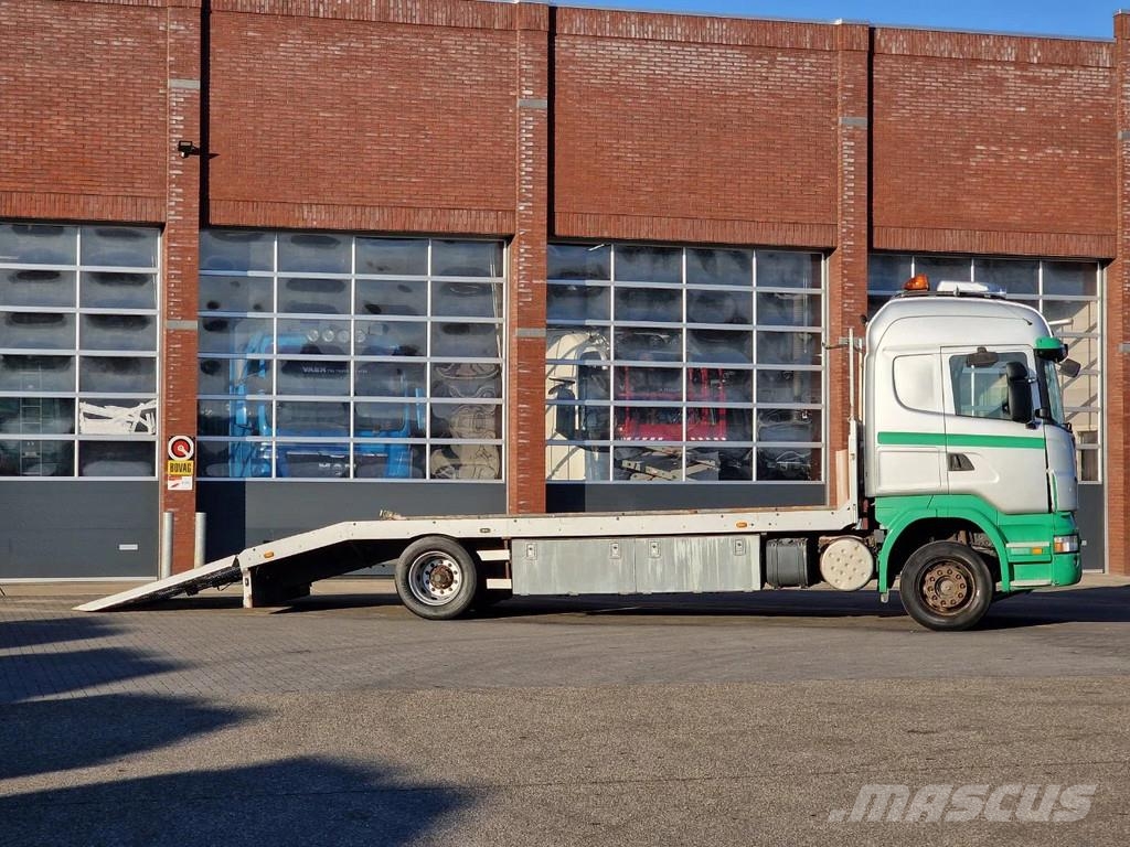 Scania R380 4x2 - Car transport / Flatbed - Ramp - Full a Camiones portavehículos