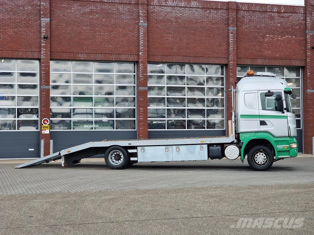 Scania R380 4x2 - Car transport / Flatbed - Ramp - Full a Camiones portavehículos