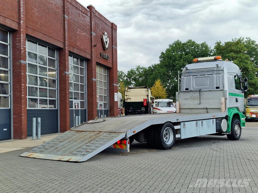 Scania R380 4x2 - Car transport / Flatbed - Ramp - Full a Camiones portavehículos