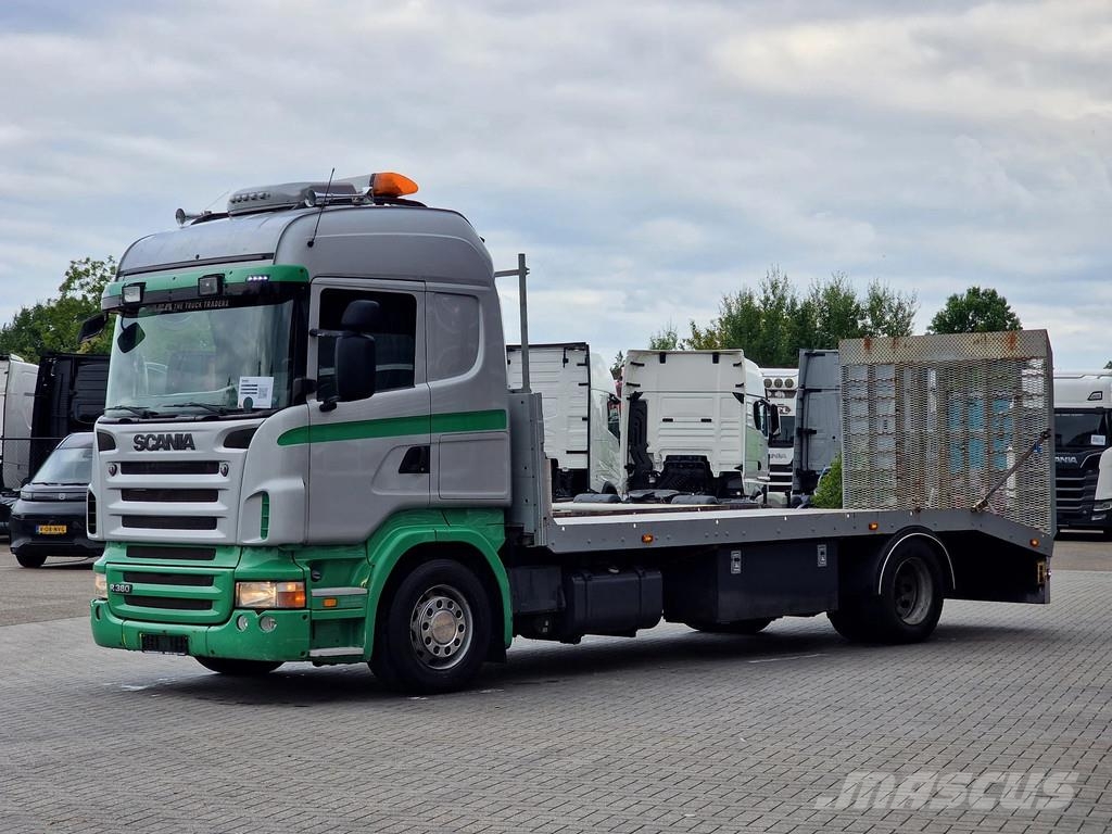 Scania R380 4x2 - Car transport / Flatbed - Ramp - Full a Camiones portavehículos