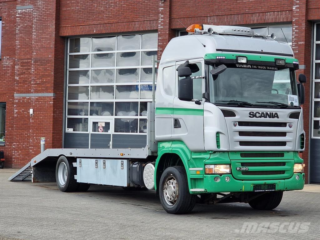 Scania R380 4x2 - Car transport / Flatbed - Ramp - Full a Camiones portavehículos