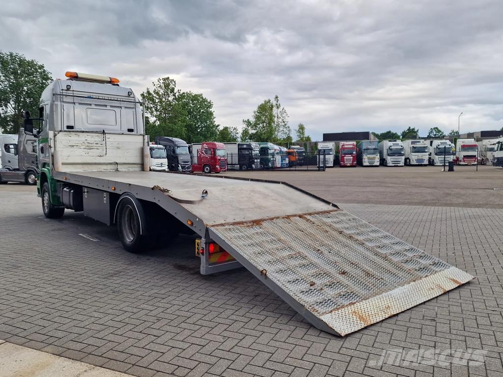 Scania R380 4x2 - Car transport / Flatbed - Ramp - Full a Camiones portavehículos