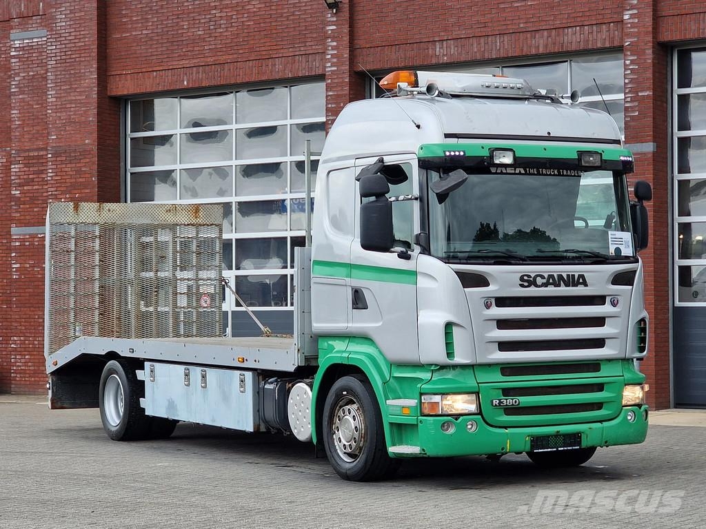 Scania R380 4x2 - Car transport / Flatbed - Ramp - Full a Camiones portavehículos