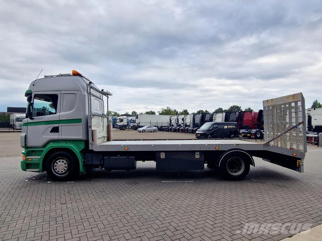 Scania R380 4x2 - Car transport / Flatbed - Ramp - Full a Camiones portavehículos